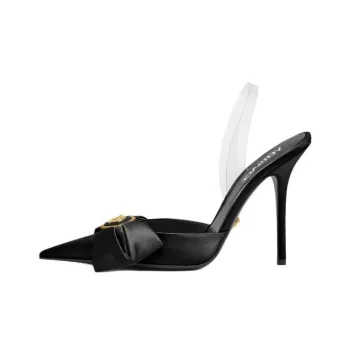 FANSIZHE Alia Slim Heel High Heels 11cm Women's Black