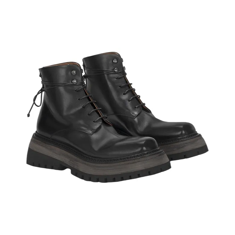 Marsèll Quadrarmato Ankle Boots 7cm Men's Black-2