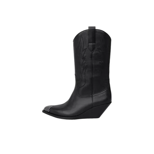 CELINE Moon Ankle Boots Men's Black