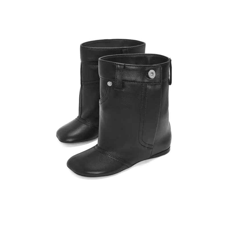 LOEWE Toy Ankle Boots 1cm Women's Black-2