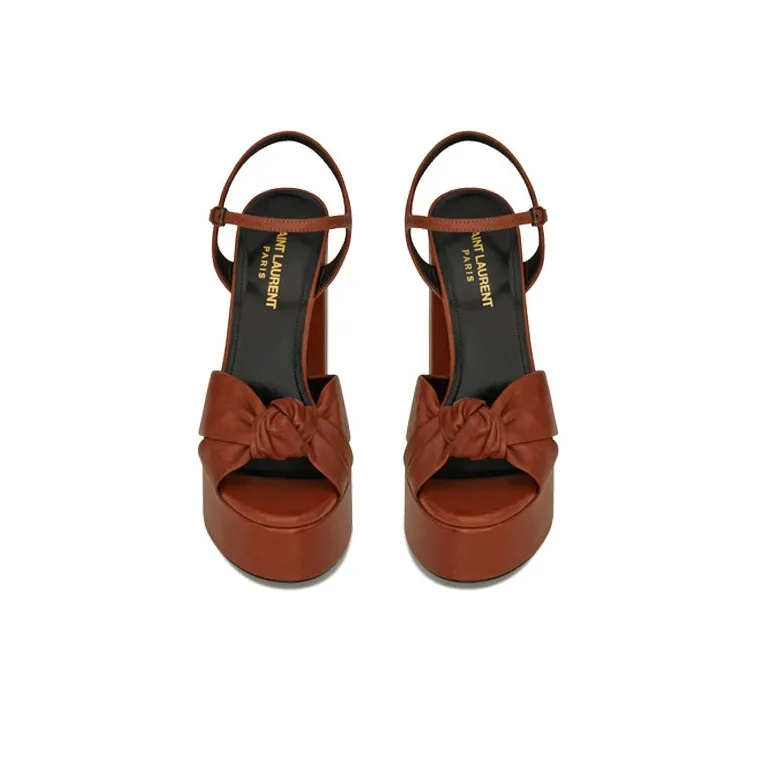 SAINT LAURENT Bianca 110mm Platform Sandals-4