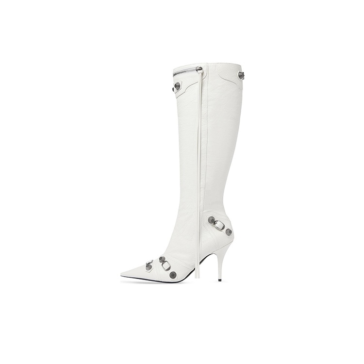 【BALENCIAGA】CAGOLE 90MM パンプス Balenciaga Cagole 90mm Knee-high Boots - POIZON