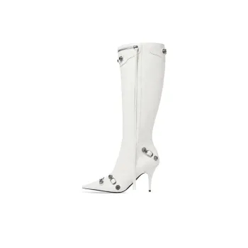 Balenciaga Cagole Pointed Toe Boots Women's