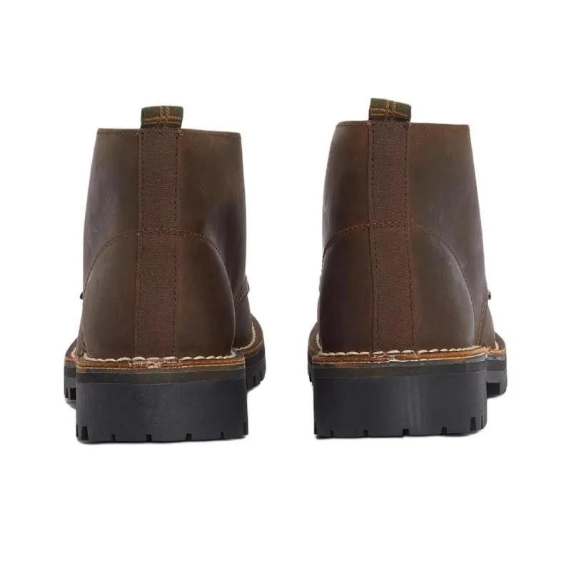 BARBOUR Hobart Ankle Boots Men's Brown-4