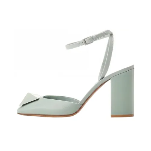 Valentino Garavani One Stud Square Toe Pumps