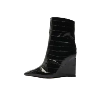 Schutz Asya Ankle Boots 11cm Women's Black