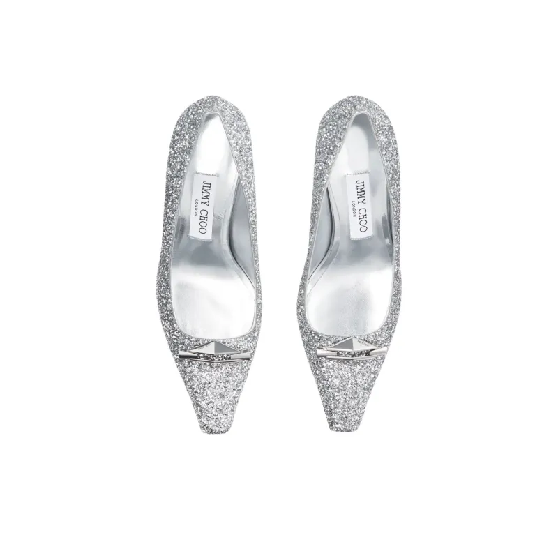 Jimmy Choo Ryker70 High Heels 7cm Women's Silver-4