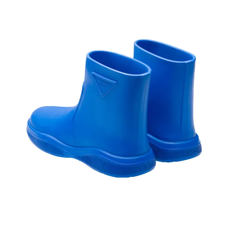 PRADA Ankle Boots Men Blue-4