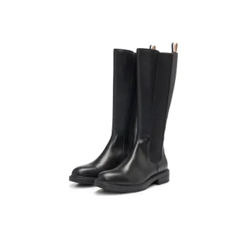 HUGO BOSS Knee-high Boots 2cm Women's Black