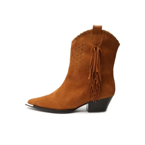 Schutz Alexxa Ankle Boots 4.5cm Women's Brown