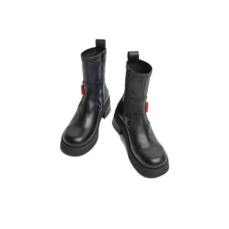 MIISTA Ankle Boots 6cm Women's Black-1