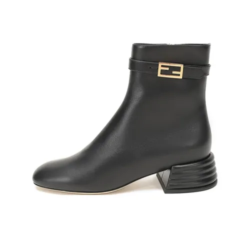 FENDI Ankle Boots Women's Black
