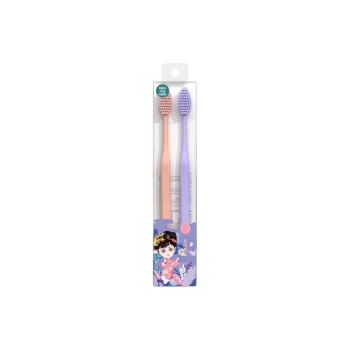 MIKEMEIZHUANG Soft Fur Chinese Fashion Trend Toothbrushes Gentle Care For Sensitive Gums