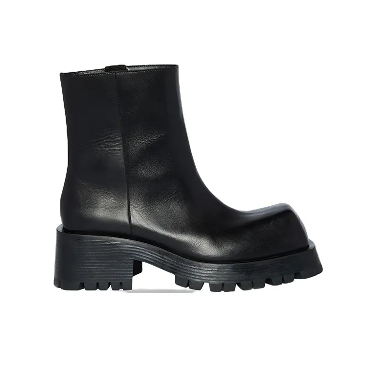 Balenciaga Trooper Ankle Boots Men's Black-1