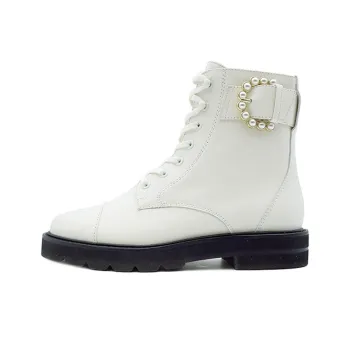 Stuart Weitzman Ankle Boots Women's White