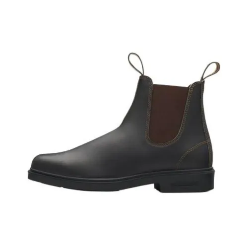 Blundstone Short Chelsea Boots Men's Dark Brown