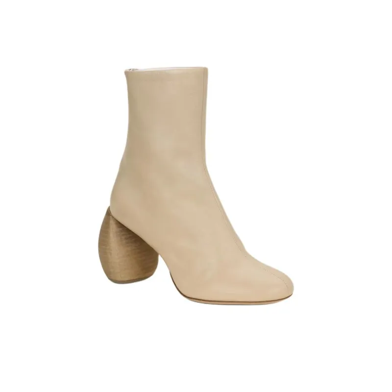 CULT GAIA Ryan Ankle Boots 9cm Women's Beige-2