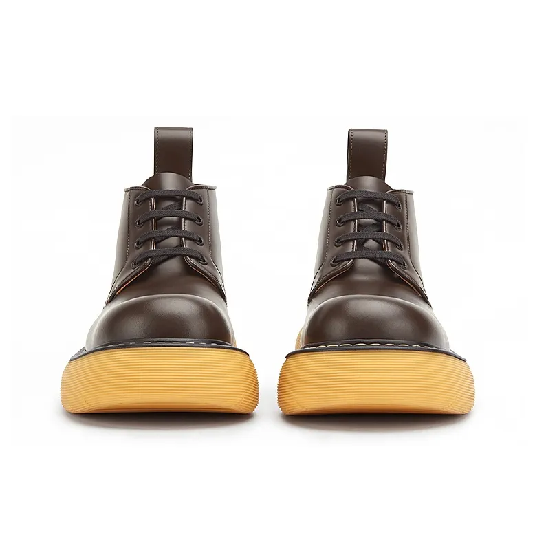 Bottega Veneta The Bounce Swell Ankle Boot Brown-3