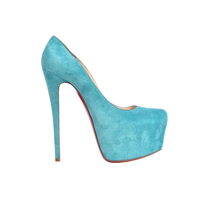 CL Slim Heel High Heels 15cm Women's Blue-1