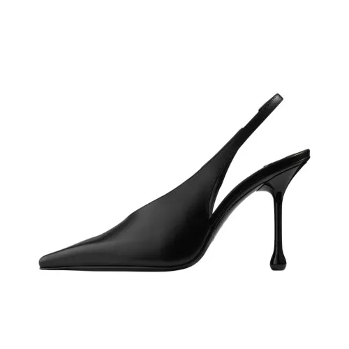 Jimmy Choo Isa Slim Heel High Heels 9.5cm Women's Black