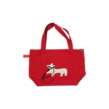 SUN ERATH&U Nylon Shoulder Bag Women's Red Puppy