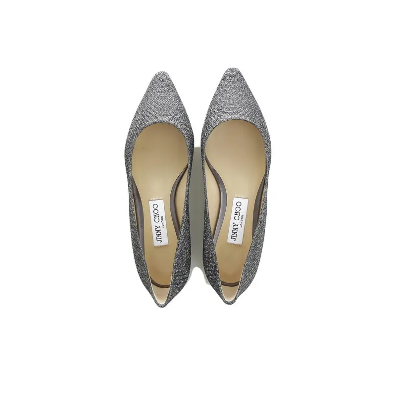 Jimmy Choo ROMY 60 Slim Heel High Heels Women's Gray-3
