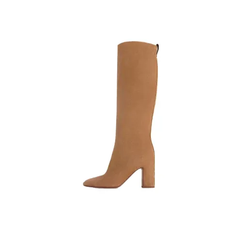 LOUIS VUITTON Donna Knee-high Boots 8.5cm Women's Connyk Brandy