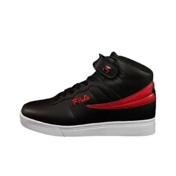 FILA Vulc 13 Anti-Slip Wear-Resistant Mid-Top Tennis Shoes Men's Black