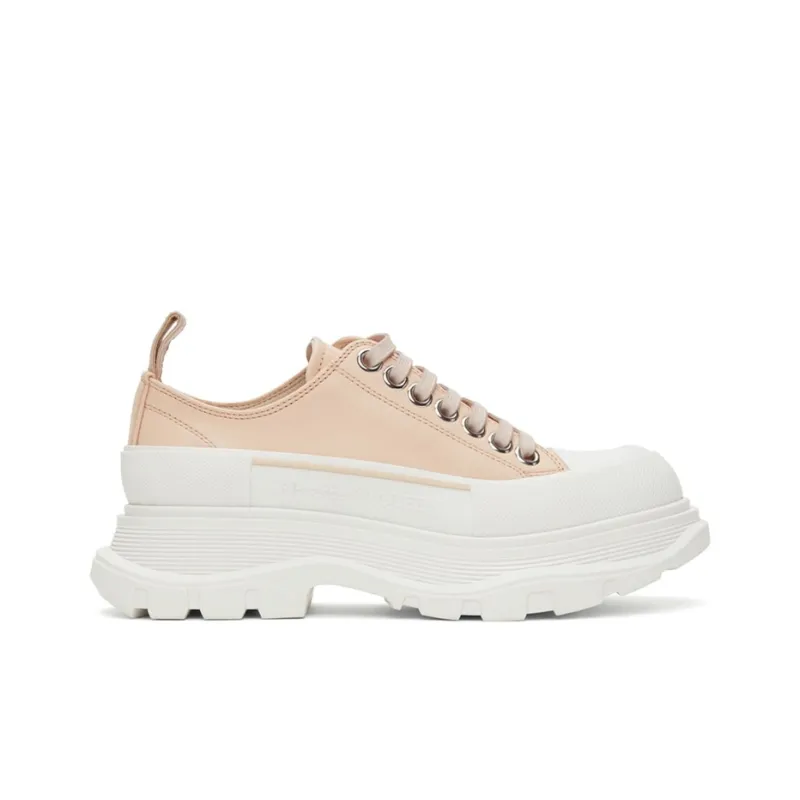 Alexander McQueen Tread Slick Ankle Length Martin Boot Women's Pink-1