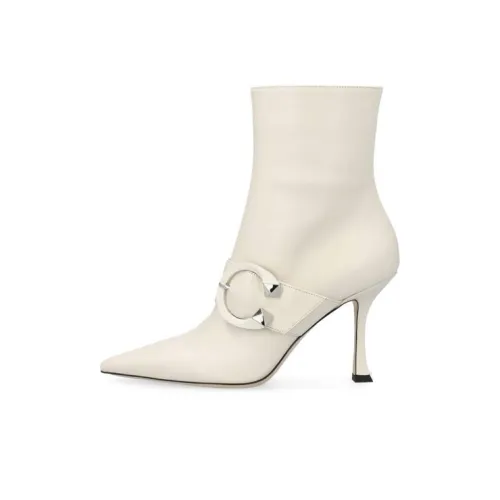 Jimmy Choo Magik Fashion Ankle Boots Women's White
