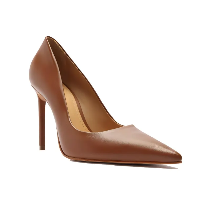 Schutz Lou High Heels 10cm Women's Dark Brown-2