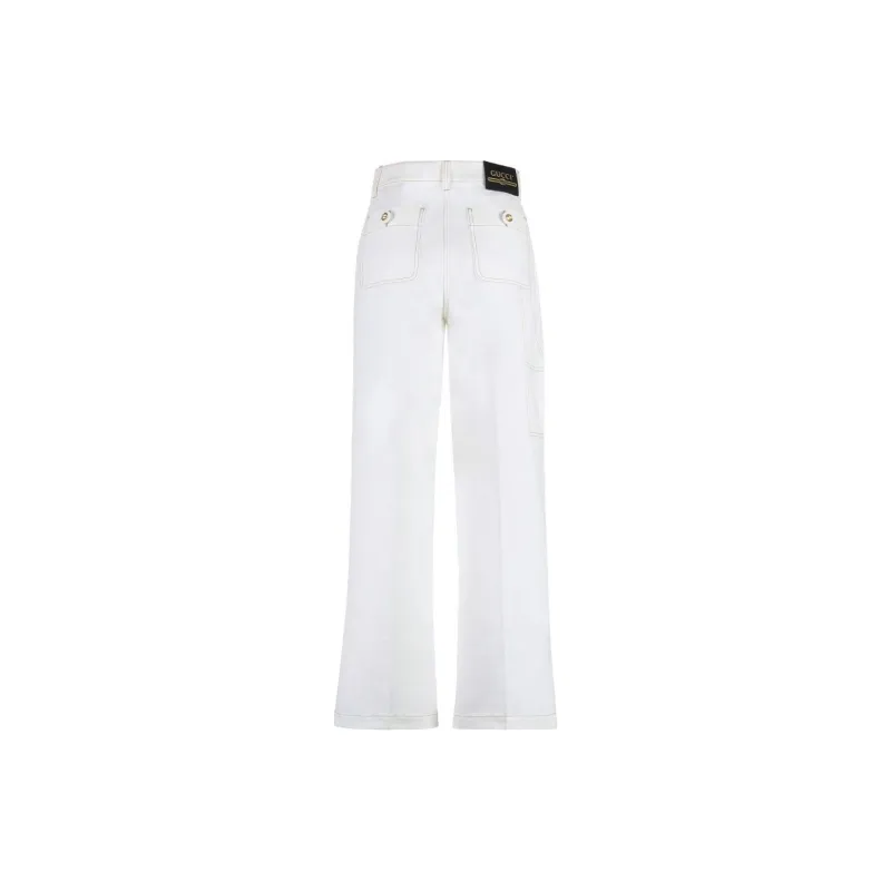 GUCCI High Waisted Trousers-1