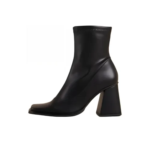 ALOHAS Clover Ankle boots Silver 9cm Women's Black