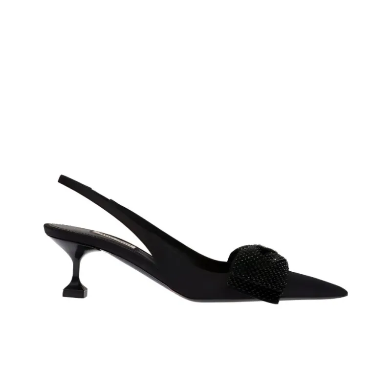 MIU MIU Cone Heel High Heels 5.5cm Women's Black-1