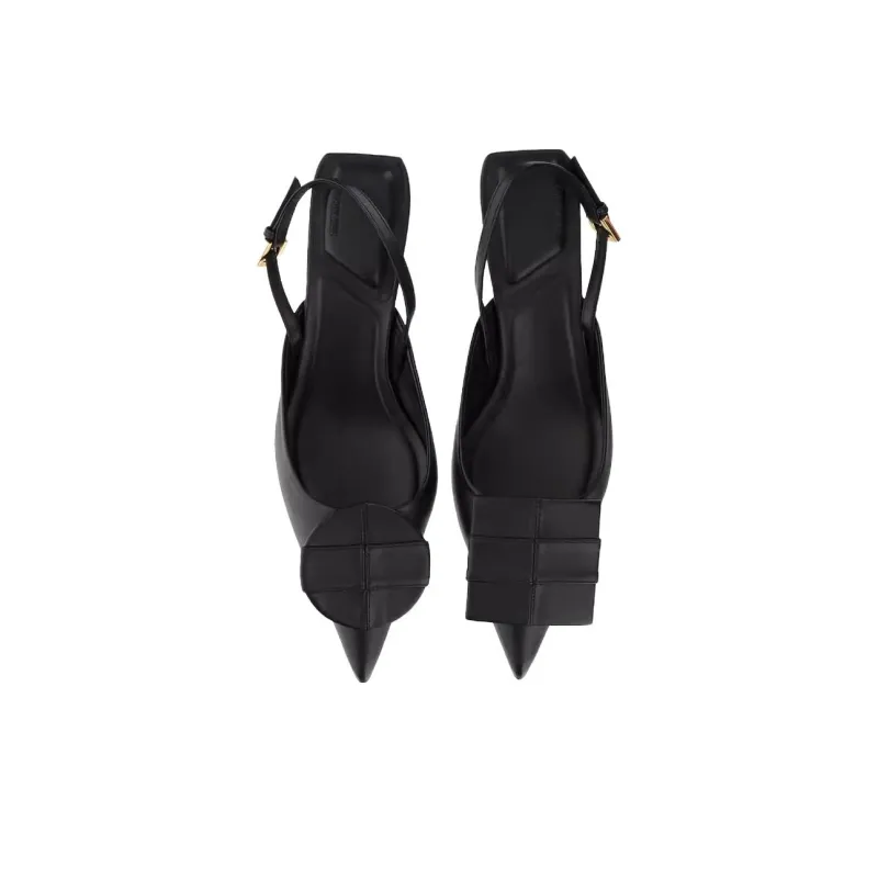 Jacquemus Chunky Heel High Heels Women's Black-3