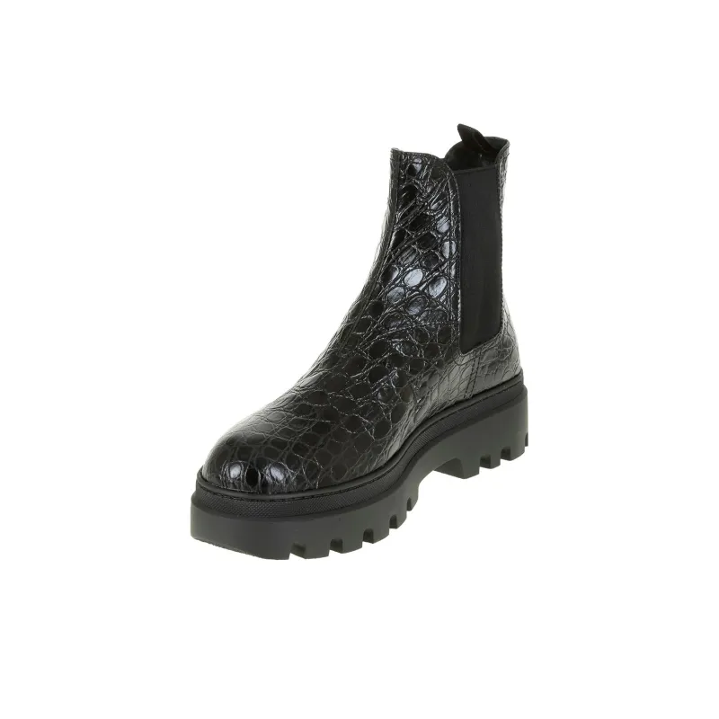 Car Shoe Short Chelsea Boots Women's Black-4