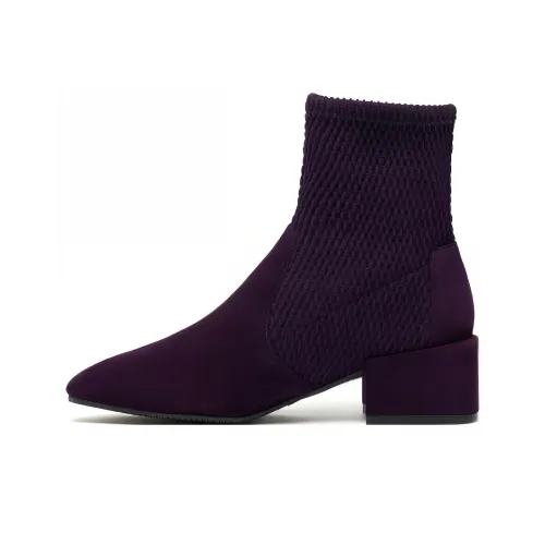 Stuart Weitzman/SW Ankle Boots Women's Black Cardamom Purple