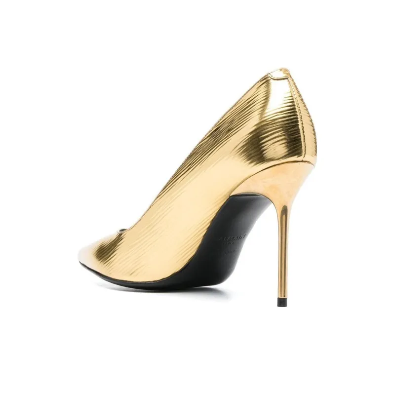 BALMAIN 100mm Metallic Pointed-toe Pumps-3