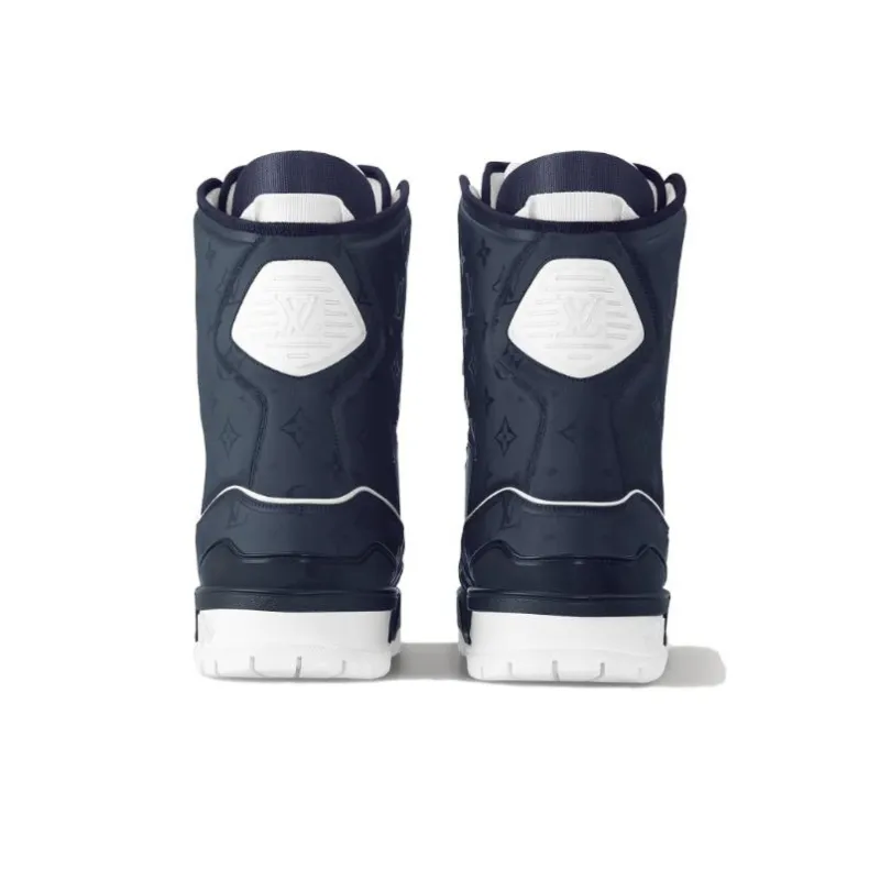 LOUIS VUITTON LV Trainer Snow Boot Marine Blue-3