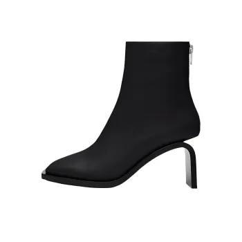 Courrèges Stream Leather Ankle Boots