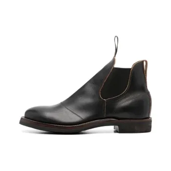 Polo Ralph Lauren RRL Short Chelsea Boots Men's Black
