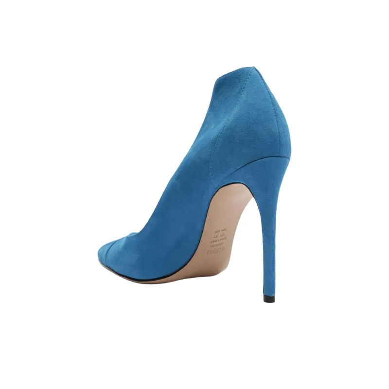 Schutz Arlette Slim Heel High Heels 10.5cm Women's Blue-3