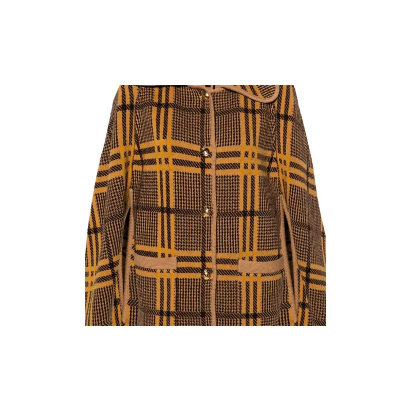 GUCCI Spread collar Reversible Cape-4