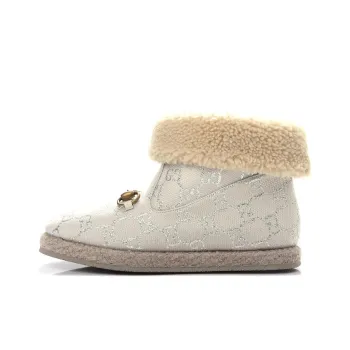 GUCCI Ankle Boots Women's Ivory White