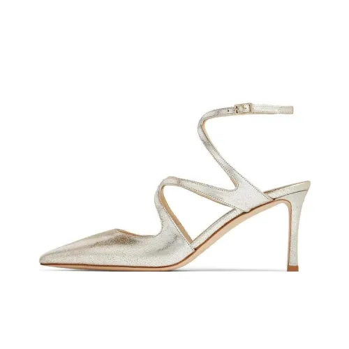 Jimmy Choo Azia 95mm Metallic-finish Pumps