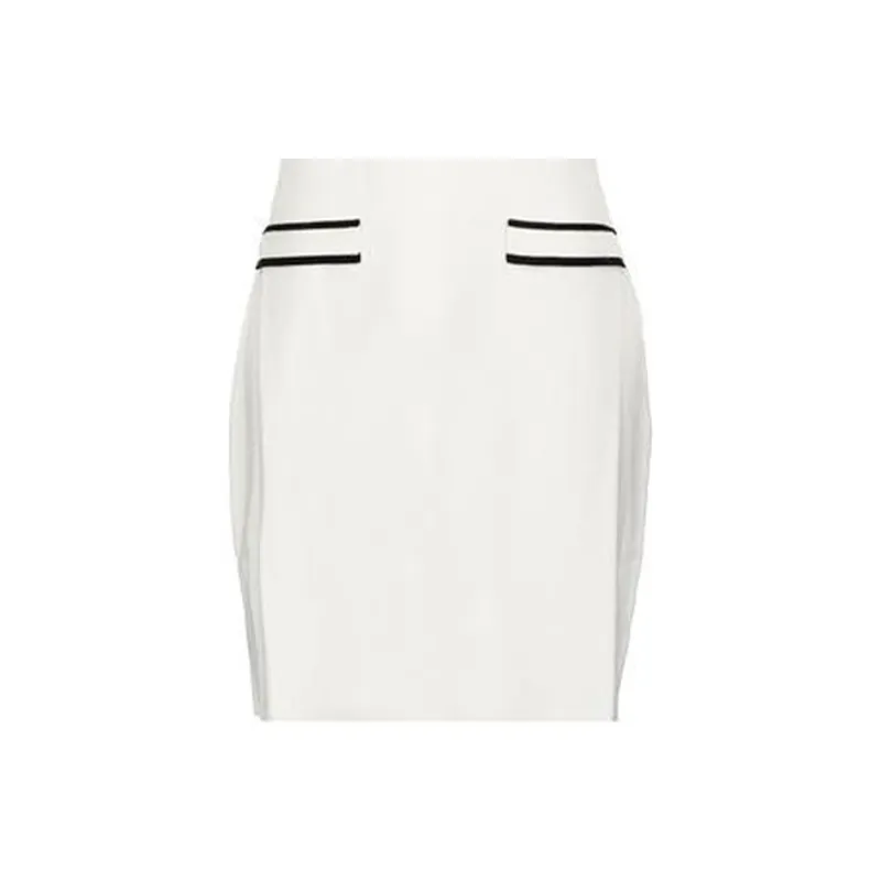 PINKO Short Sleeved Dresses Women's White-3