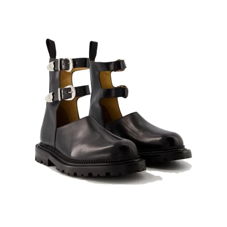 Toga Pulla Ankle Boots Women's Black-3