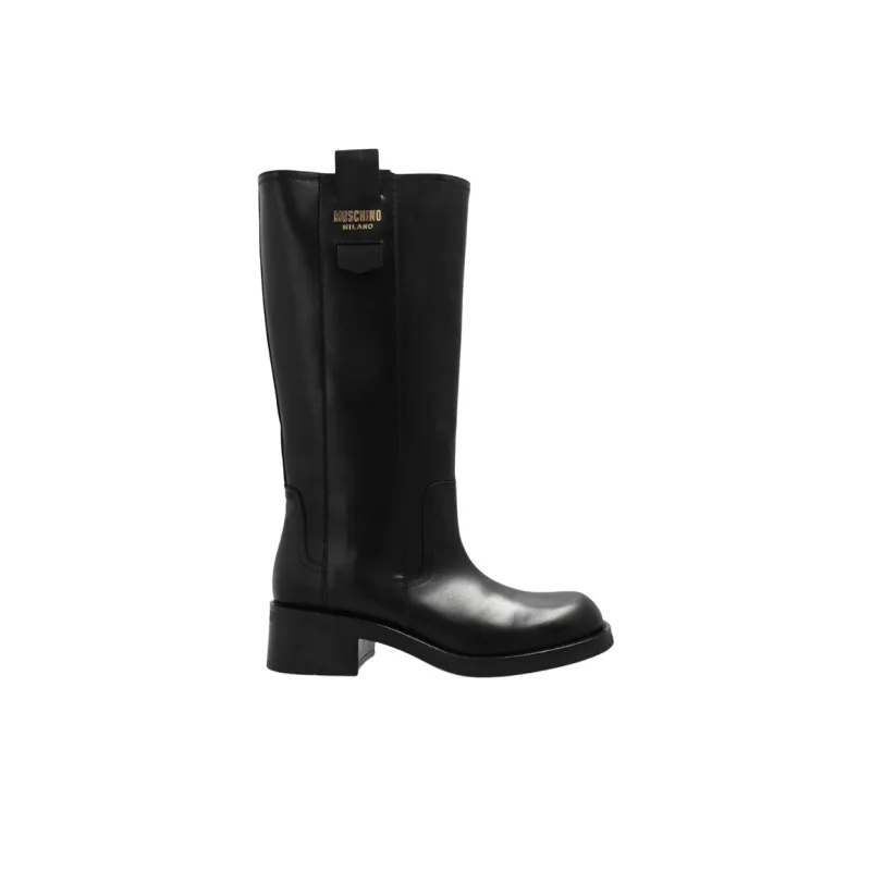 MOSCHINO Logo Printed Boots Women's-1