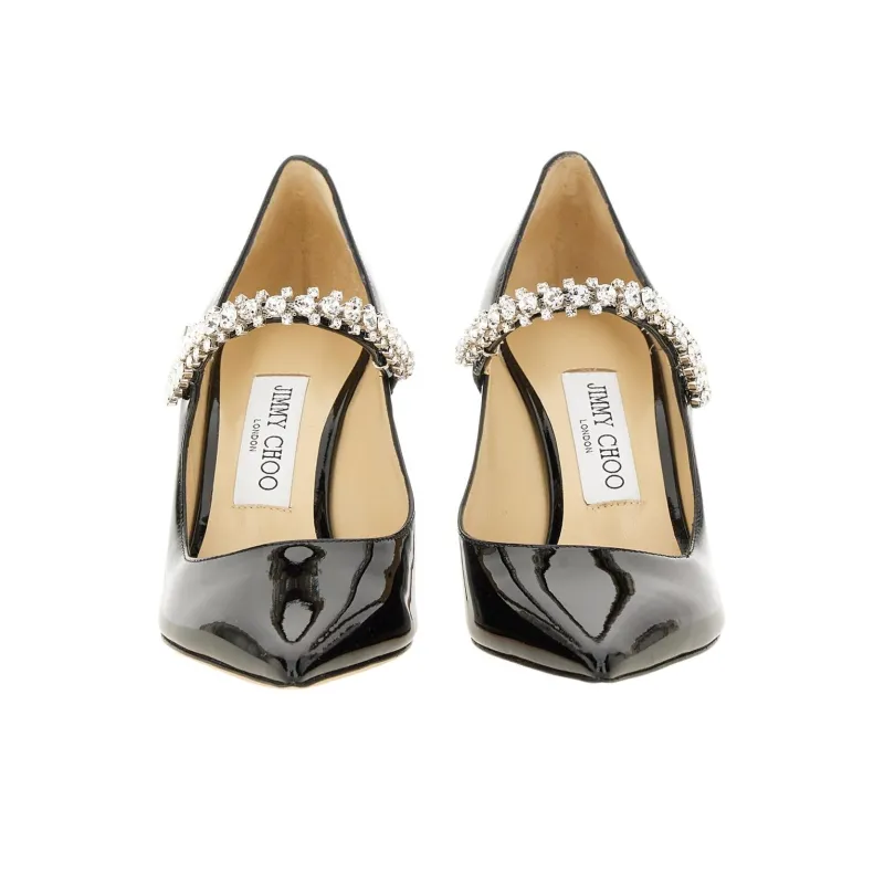 Jimmy Choo Bing Slim Heel High Heels 8.5cm Women's Black-3