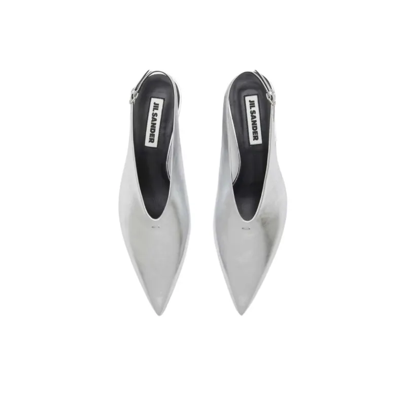 JIL SANDER High Heels Women's Silver-5